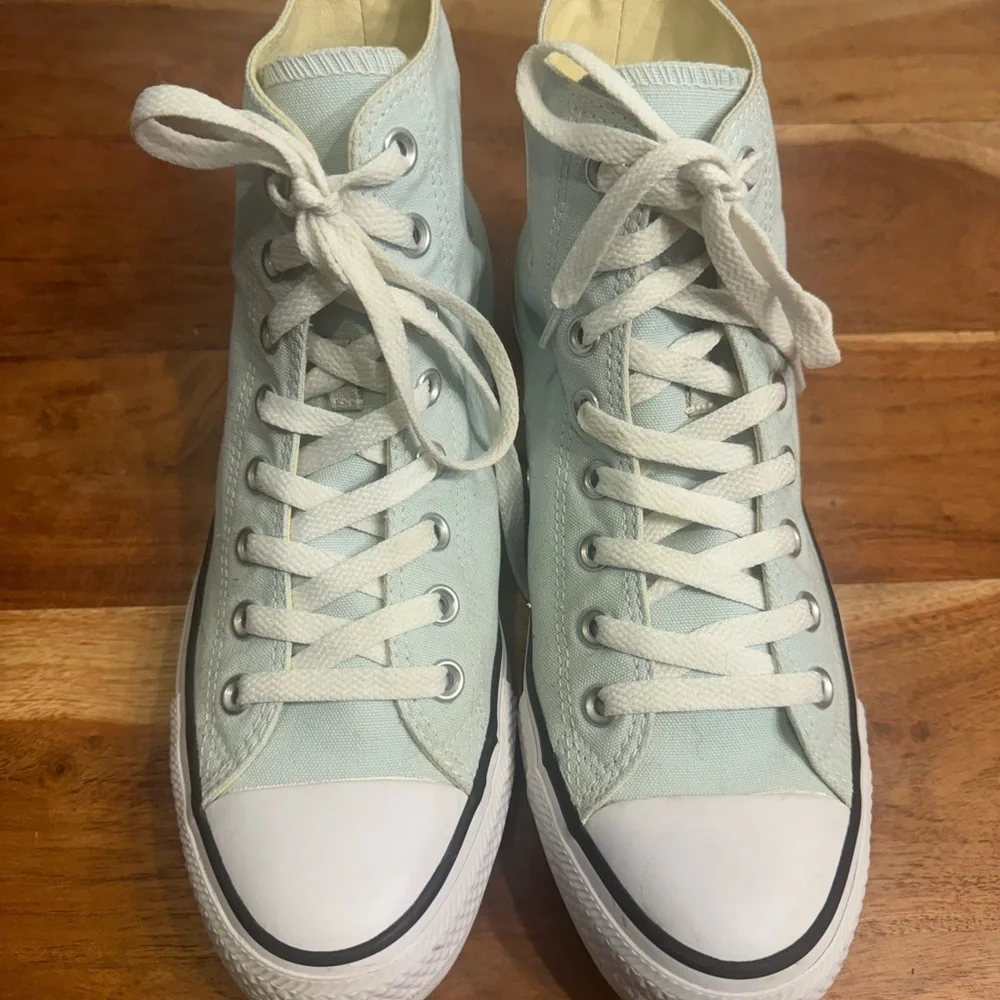 Converse Chuck Taylor Polar Blue High-Tops with White Accents - Picture 2 of 7